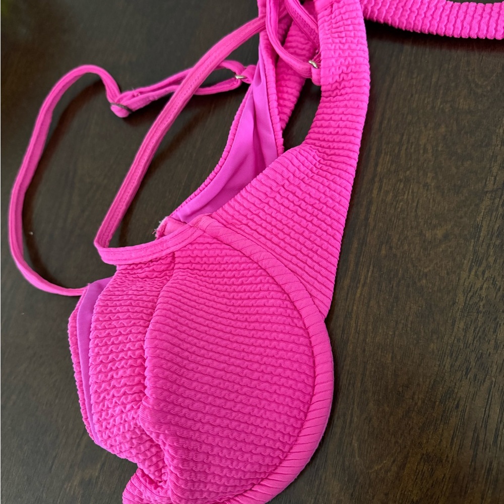 Monday Swimwear Fuchsia Bikini Top